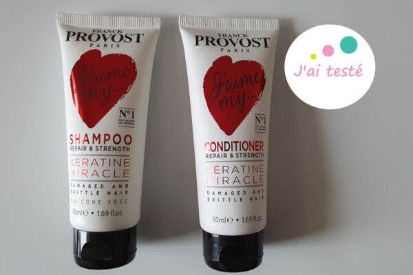 Test combo shampooing et après-shampooing Franck Provost J'aime my...