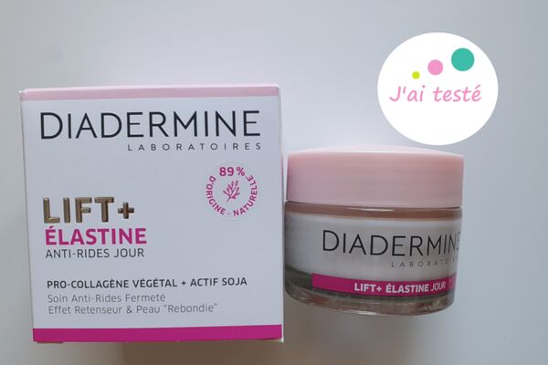 Test crème Lift+ Elastine Anti-rides jour de Diadermine Laboratoires