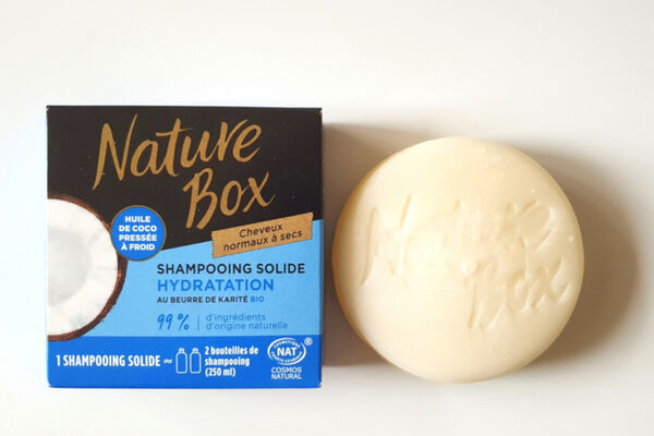 Test shampooing solide Nature Box